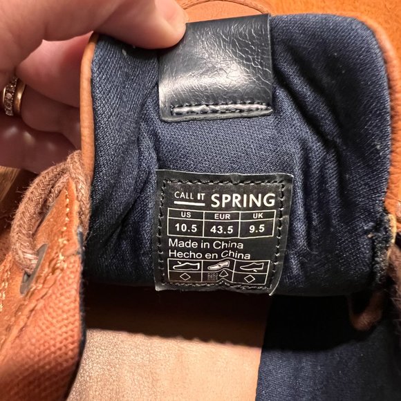 Call It Spring Vegan Mens shoes us 10.5, UK 9.5 - Picture 4 of 4